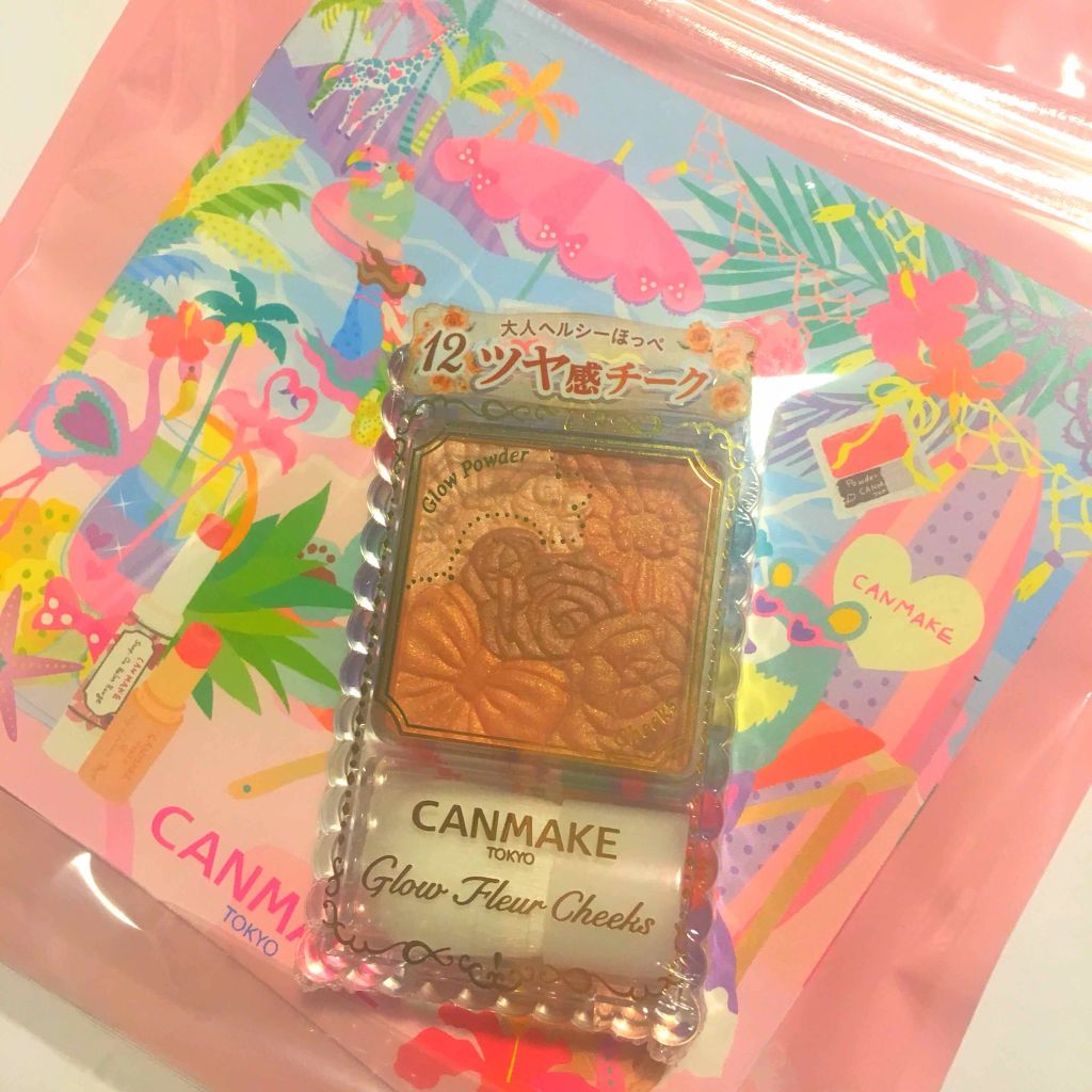 グロウフルールチークス/キャンメイク/パウダーチークを使ったクチコミ（1枚目）