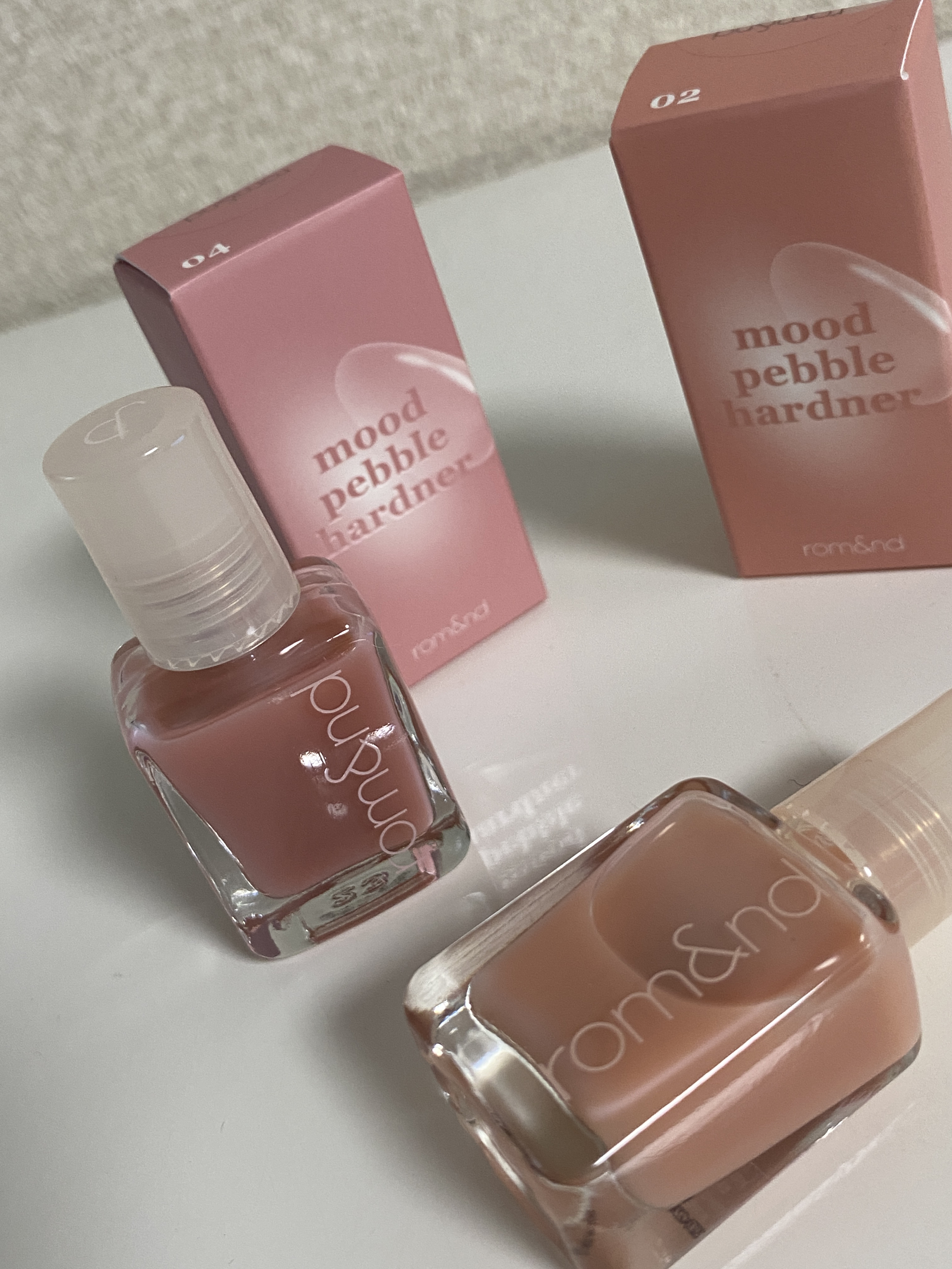 ムードペブル ネイル ハードナー/rom&nd/マニキュアを使ったクチコミ（2枚目）