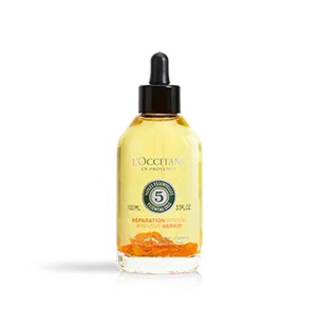 A☆未使用☆ L'OCCITANE ファイブハーブス リペアリングヘアオイル 試してみた】ファイブハーブス リペアリングインテンシヴオイル