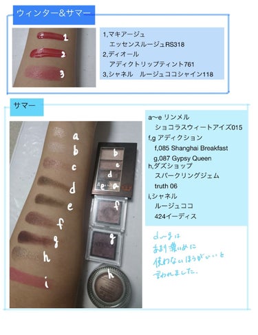 Mina❄️ブルベ冬 on LIPS 「パーソナルカラー診断で私の手持ちコスメをパーソナルカラー別に仕..」（3枚目）