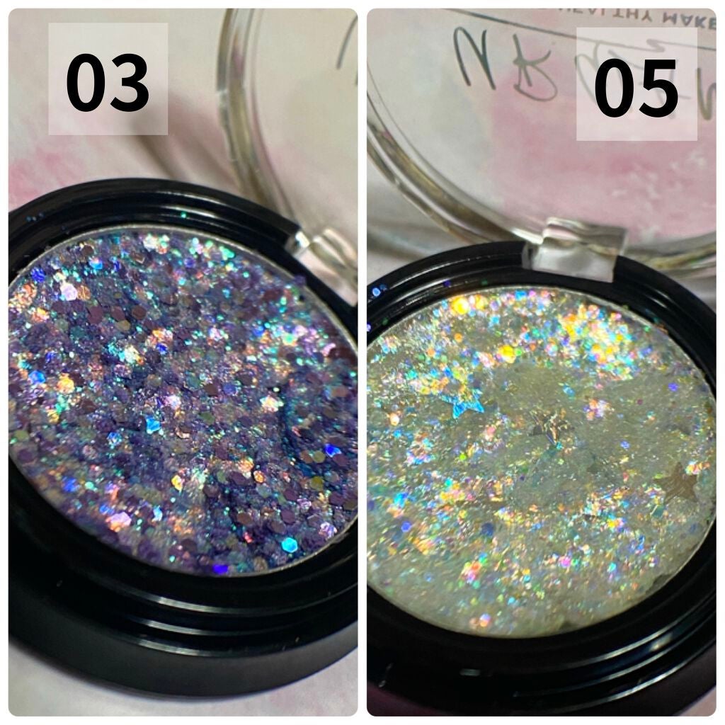 URGLAM GLITTER GEM/U R GLAM/ジェル・クリームチークを使ったクチコミ(4枚目)