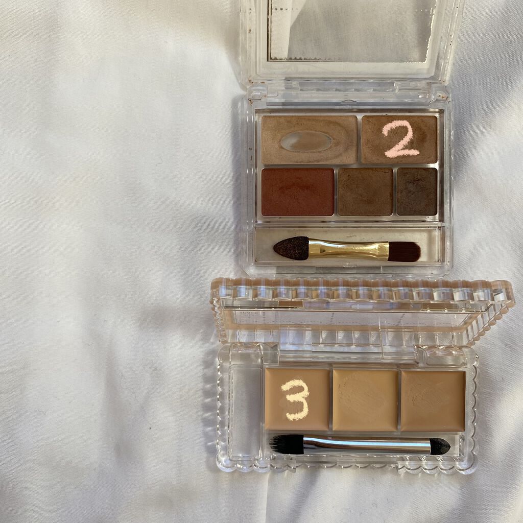 カラーミキシングコンシーラー/キャンメイク/パレットコンシーラーを使ったクチコミ（3枚目）