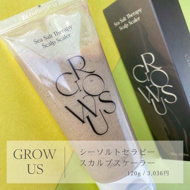 シーソルトセラピースカルプスケーラー/GROWUS/頭皮ケアを使ったクチコミ（2枚目）