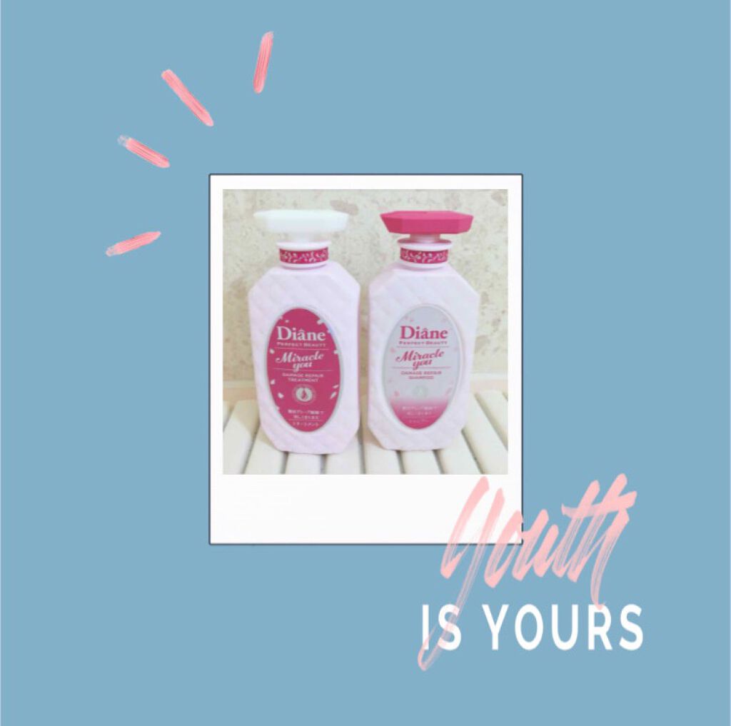 ミラクルユー サクラ シャンプー&トリートメントセット/ダイアン/市販シャンプーを使ったクチコミ(1枚目)