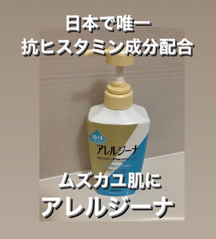 アレルジーナ 抗ヒスタミン成分配合 泡ボディソープ/マックス/ボディソープを使ったクチコミ(1枚目)
