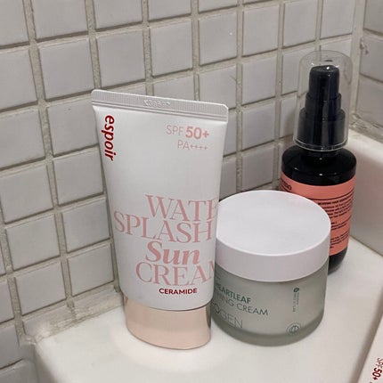 ウォータースプラッシュサンクリーム セラミド/espoir/日焼け止めクリームを使ったクチコミ(4枚目)