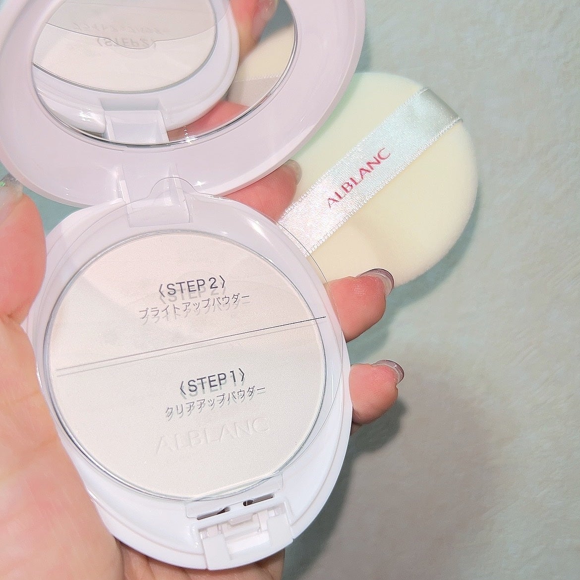 クラリティブラン フィニッシャー/ALBLANC/プレストパウダーを使ったクチコミ(2枚目)