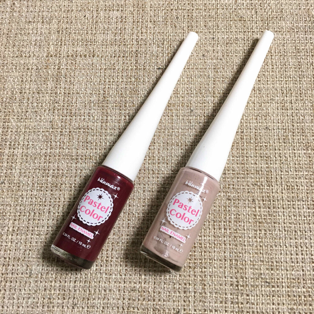 ウィンマックス パステルカラー ネイルエナメル/DAISO/マニキュアを使ったクチコミ（2枚目）