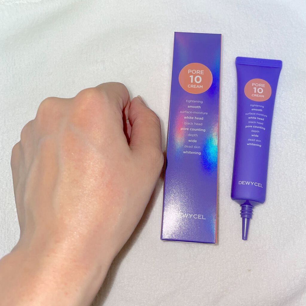 ポアーテンクリーム/DEWYCEL/化粧下地を使ったクチコミ（3枚目）