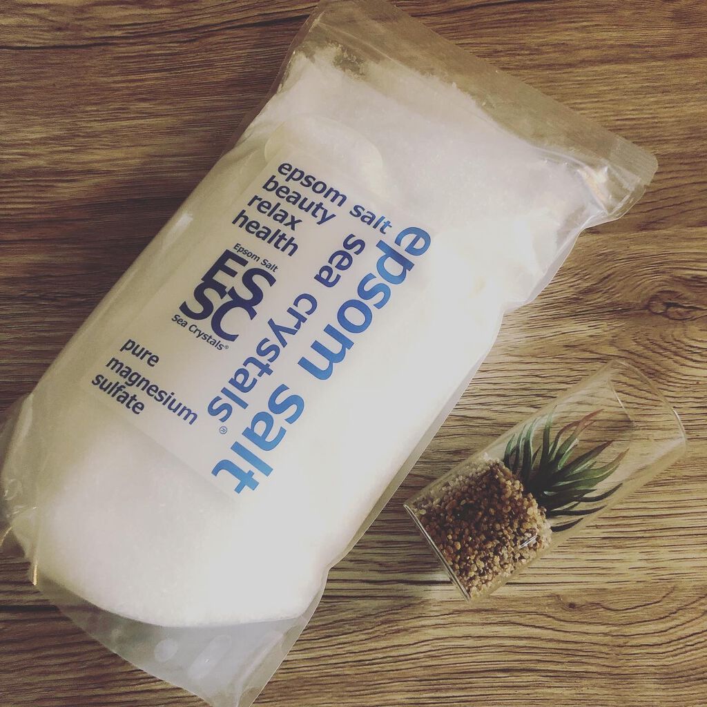 シークリスタルス エプソムソルト オリジナル/sea crystals/無機塩系入浴剤を使ったクチコミ（1枚目）