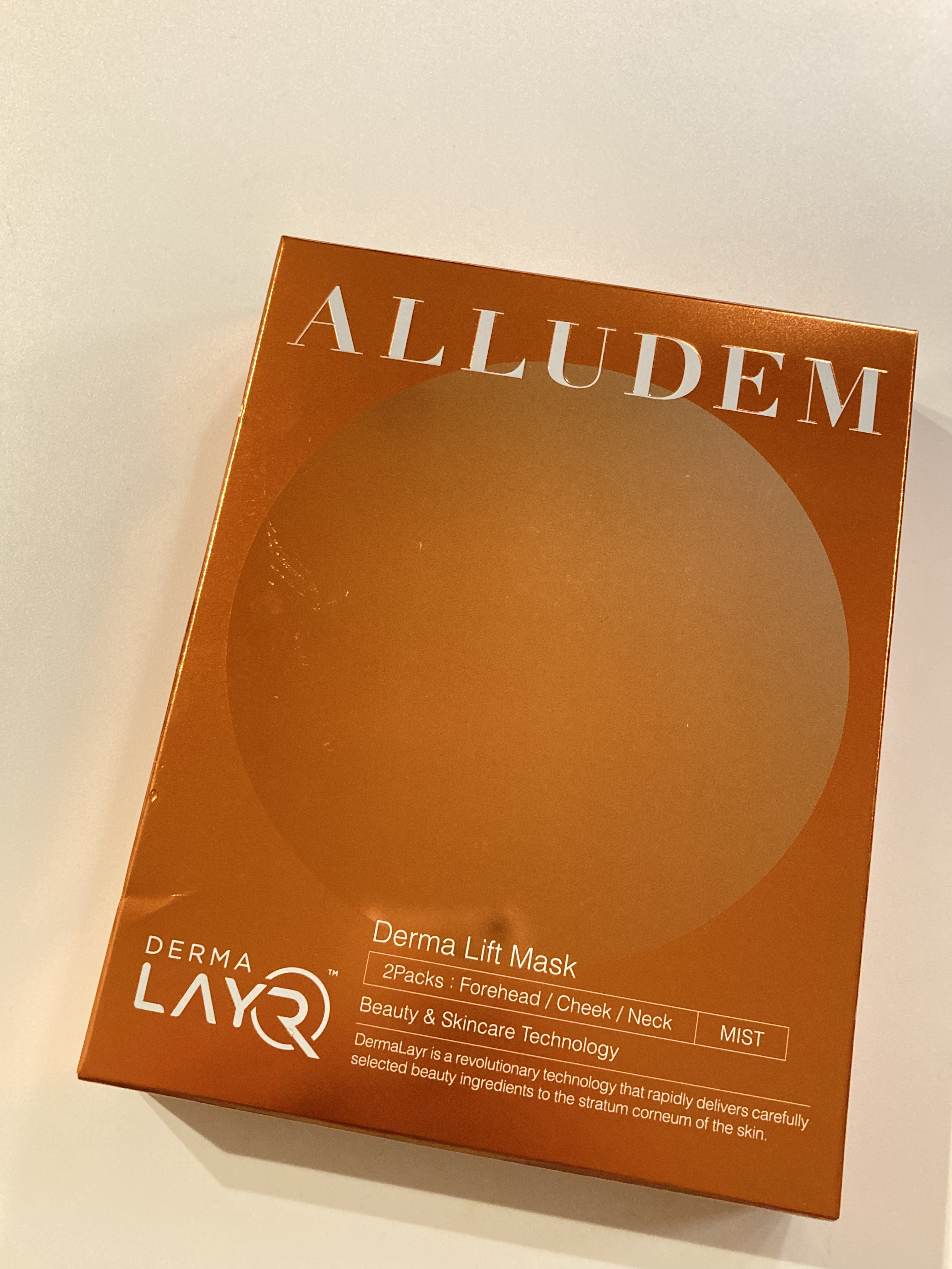 Derma Lift Mask/ALLUDEM/スキンケアキットを使ったクチコミ（1枚目）