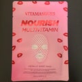 VITAMASQUES NOURISH マルチビタミン メタリックシートマスク