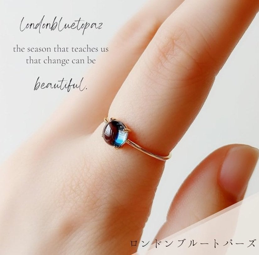 華 on LIPS 「ロンドンブルートパーズリング小ぶりですが、うっとりして魅とれて..」(3枚目)