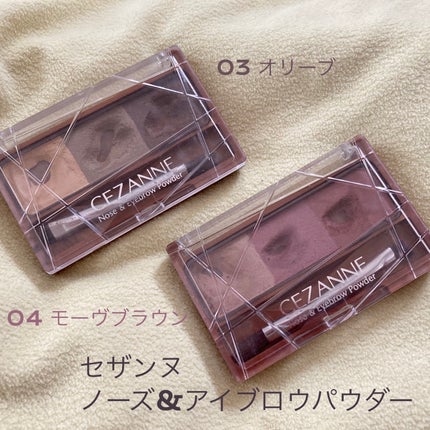 ノーズ&アイブロウパウダー/CEZANNE/パウダーアイブロウを使ったクチコミ(1枚目)