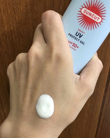 サンカット® ウルトラUV アクアリィジェルのクチコミ「サンカット ウルトラUV  アクアリィジェル
SPF50+  PA++++ 100g  キリン.....」（3枚目）