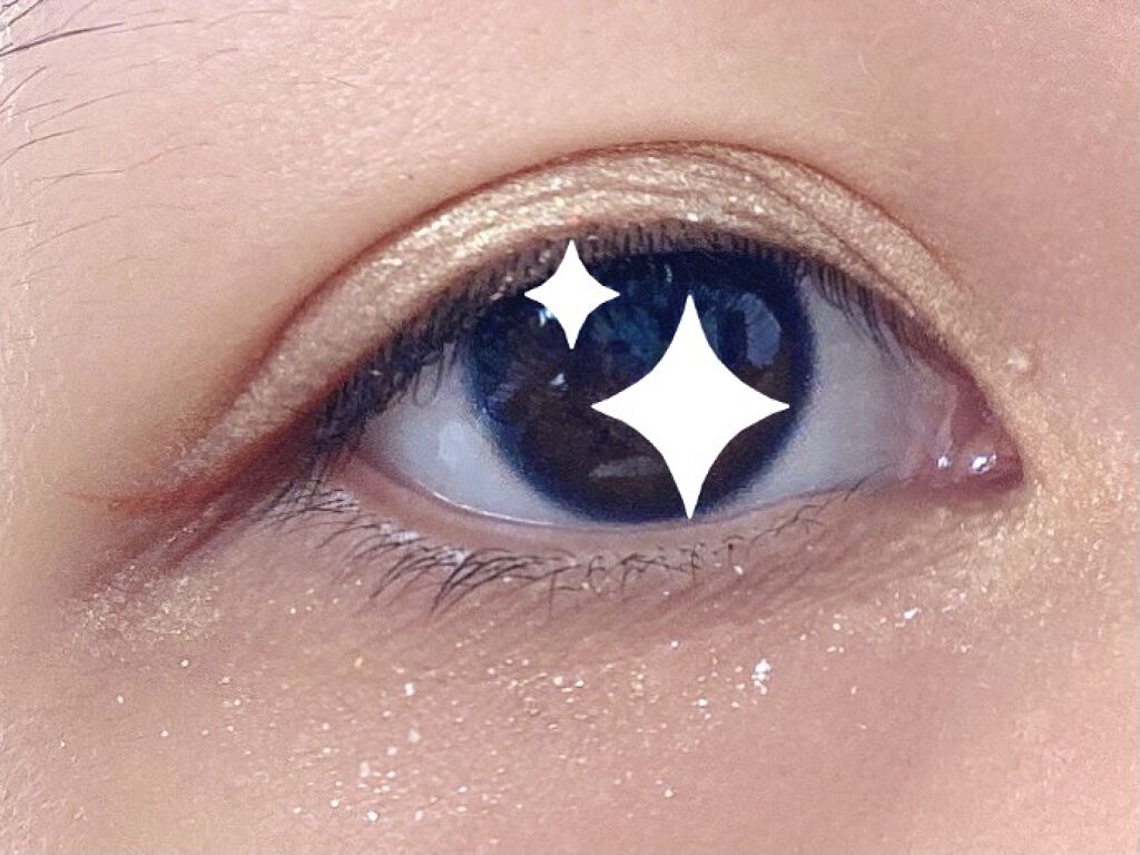 メイクアップグリッター 03：シャンパンゴールド＜限定色＞/sopo/グリッターを使ったクチコミ（3枚目）