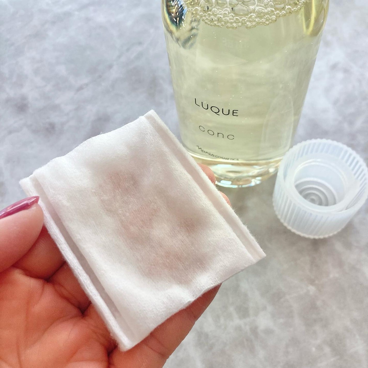 ルクエ コンク/ナリス化粧品/拭き取り化粧水を使ったクチコミ(3枚目)