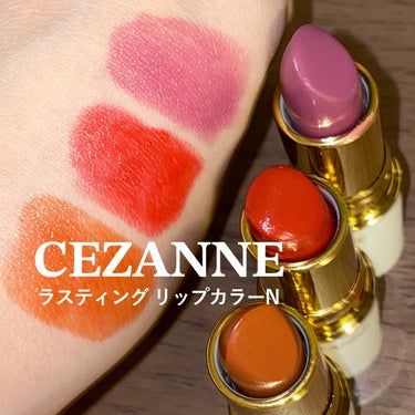 ラスティング リップカラーN/CEZANNE/口紅を使ったクチコミ（1枚目）