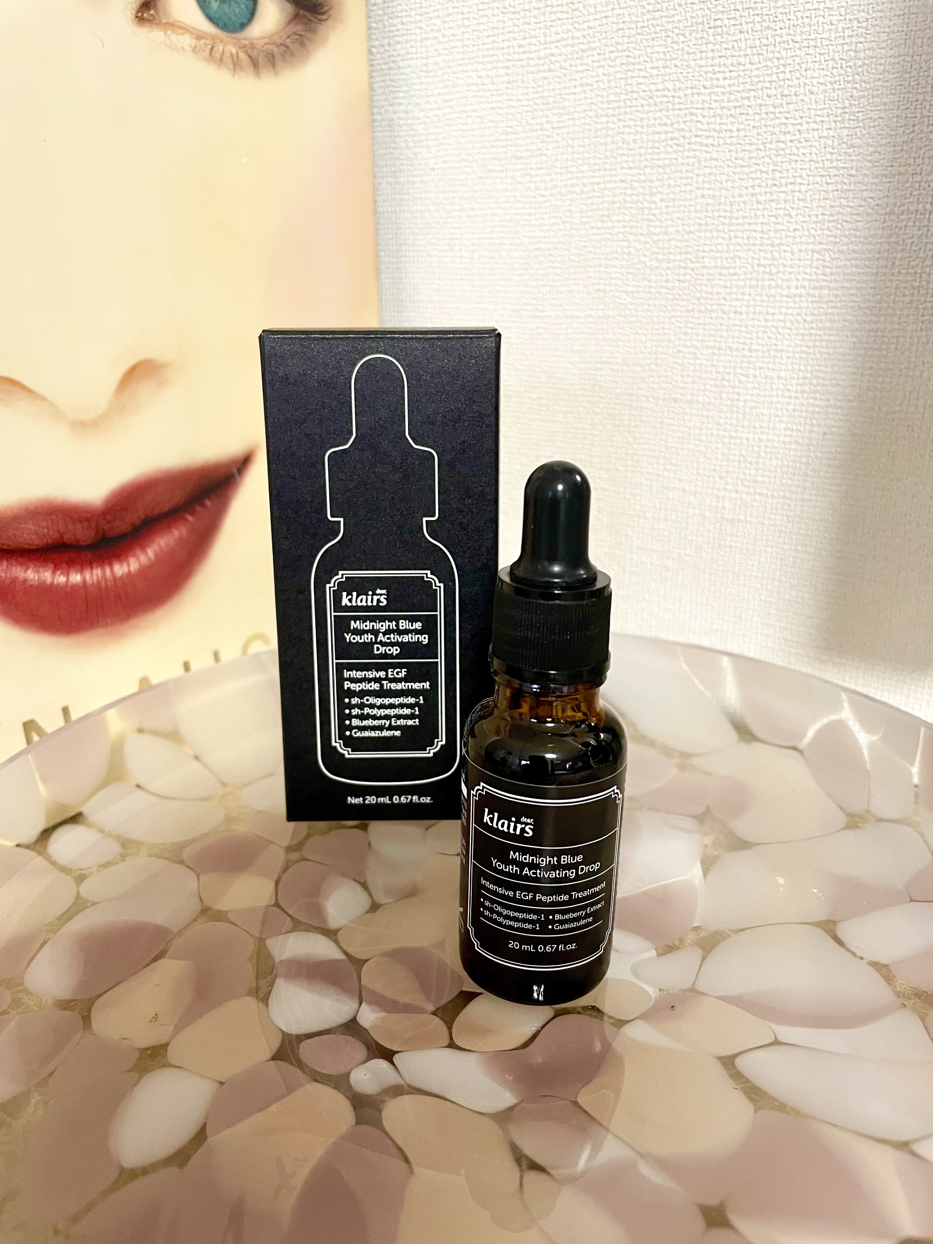 ミッドナイトブルーユースアクティベーティングドロップ(20ml)/Klairs/美容液を使ったクチコミ（1枚目）