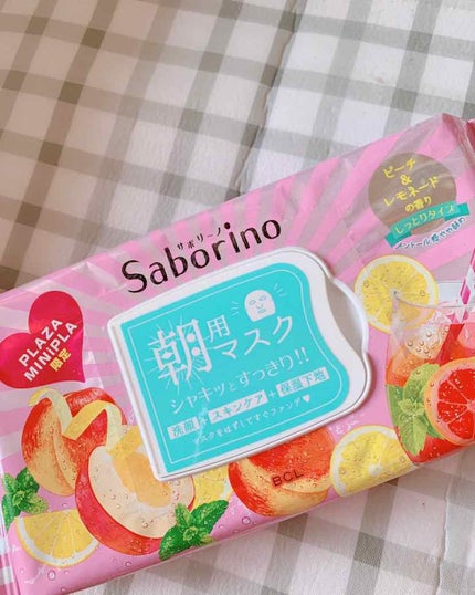 目ざまシート ピーチ&レモネードの香り/サボリーノ/シートマスク・パックを使ったクチコミ(1枚目)
