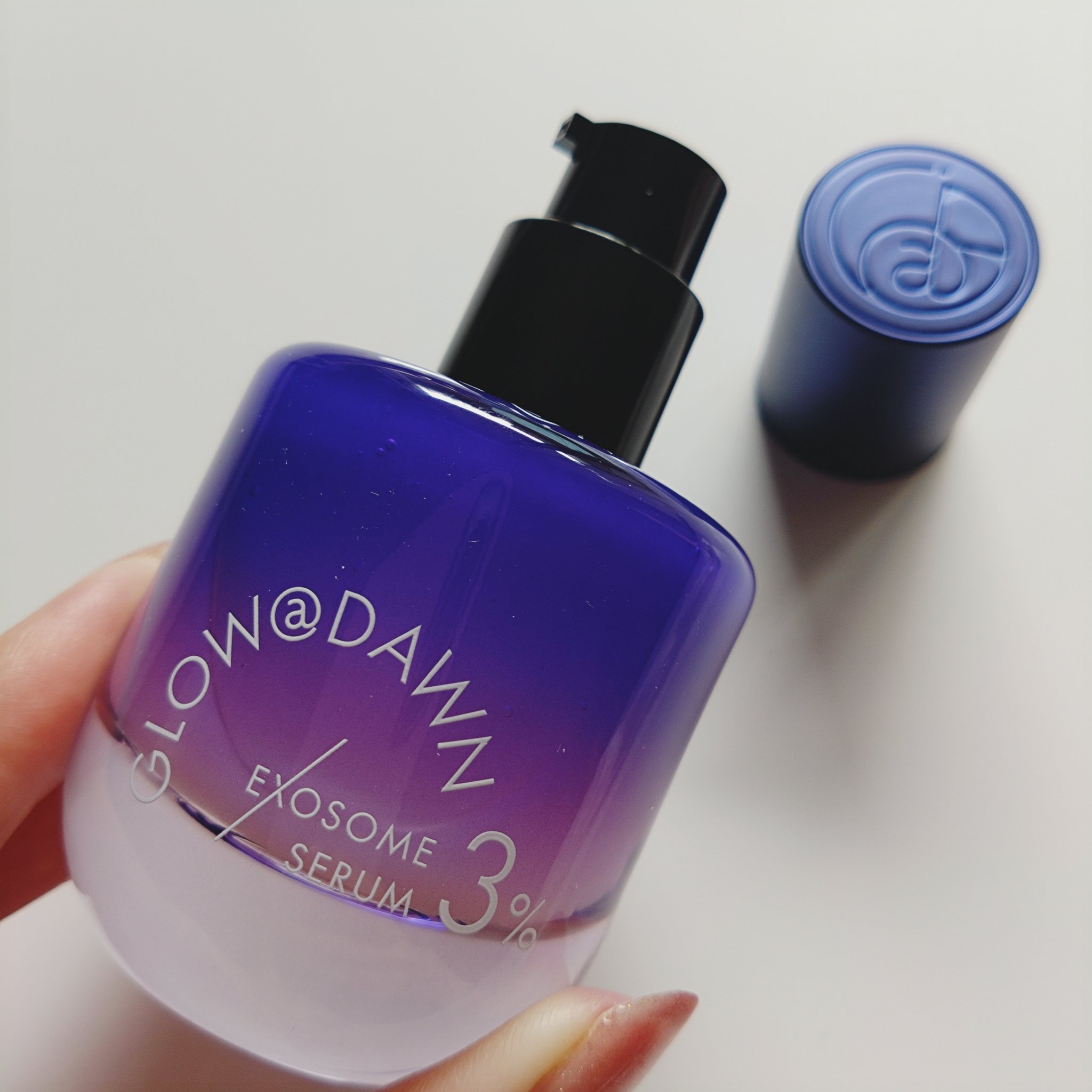 1stエクソソーム エクストラ3%セラム/GLOW@DAWN/美容液を使ったクチコミ（2枚目）