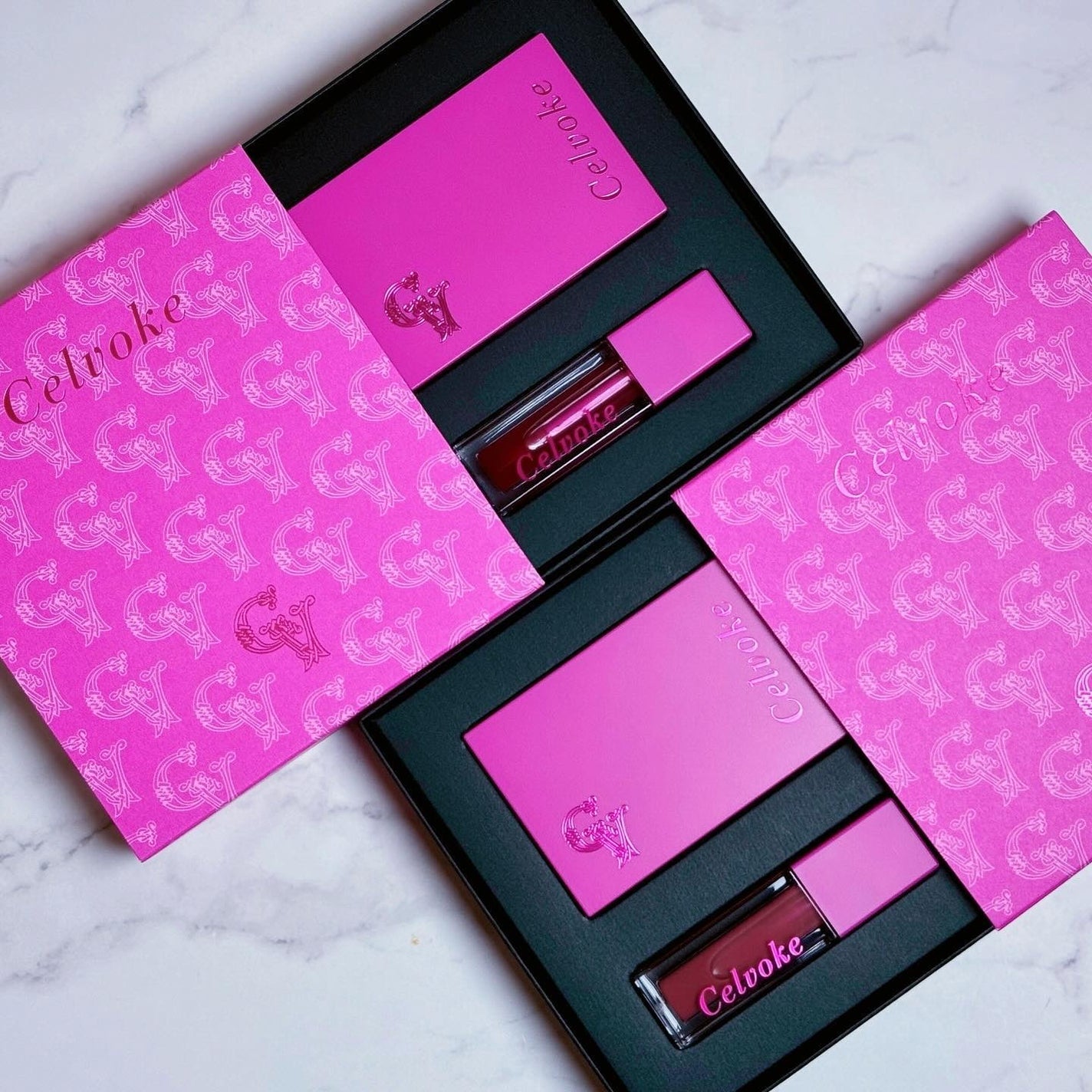 セルヴォーク ピンクアミュレット/Celvoke/メイクアップキットを使ったクチコミ(4枚目)