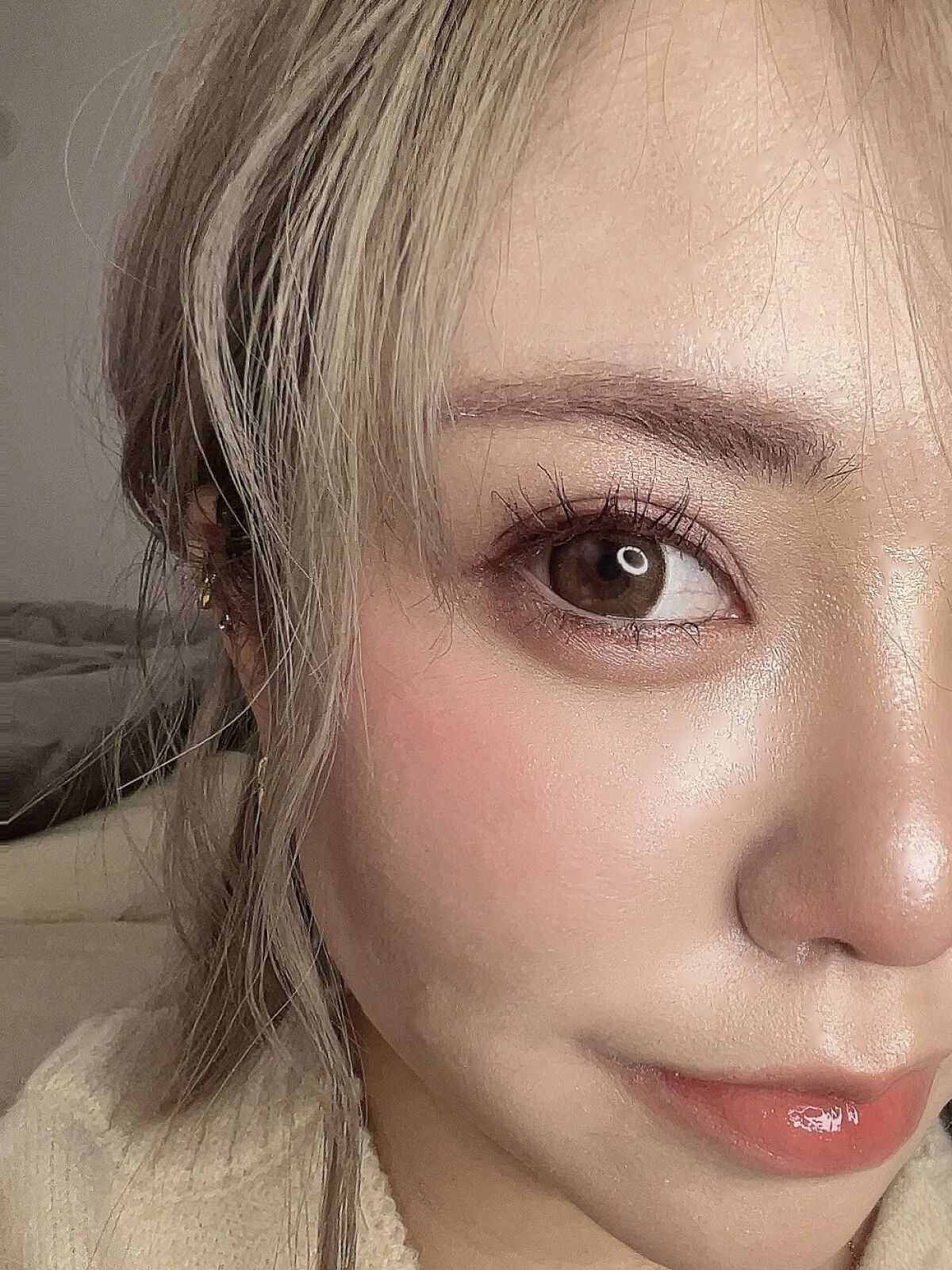 ナチュラル チークN/CEZANNE/パウダーチークを使ったクチコミ（3枚目）