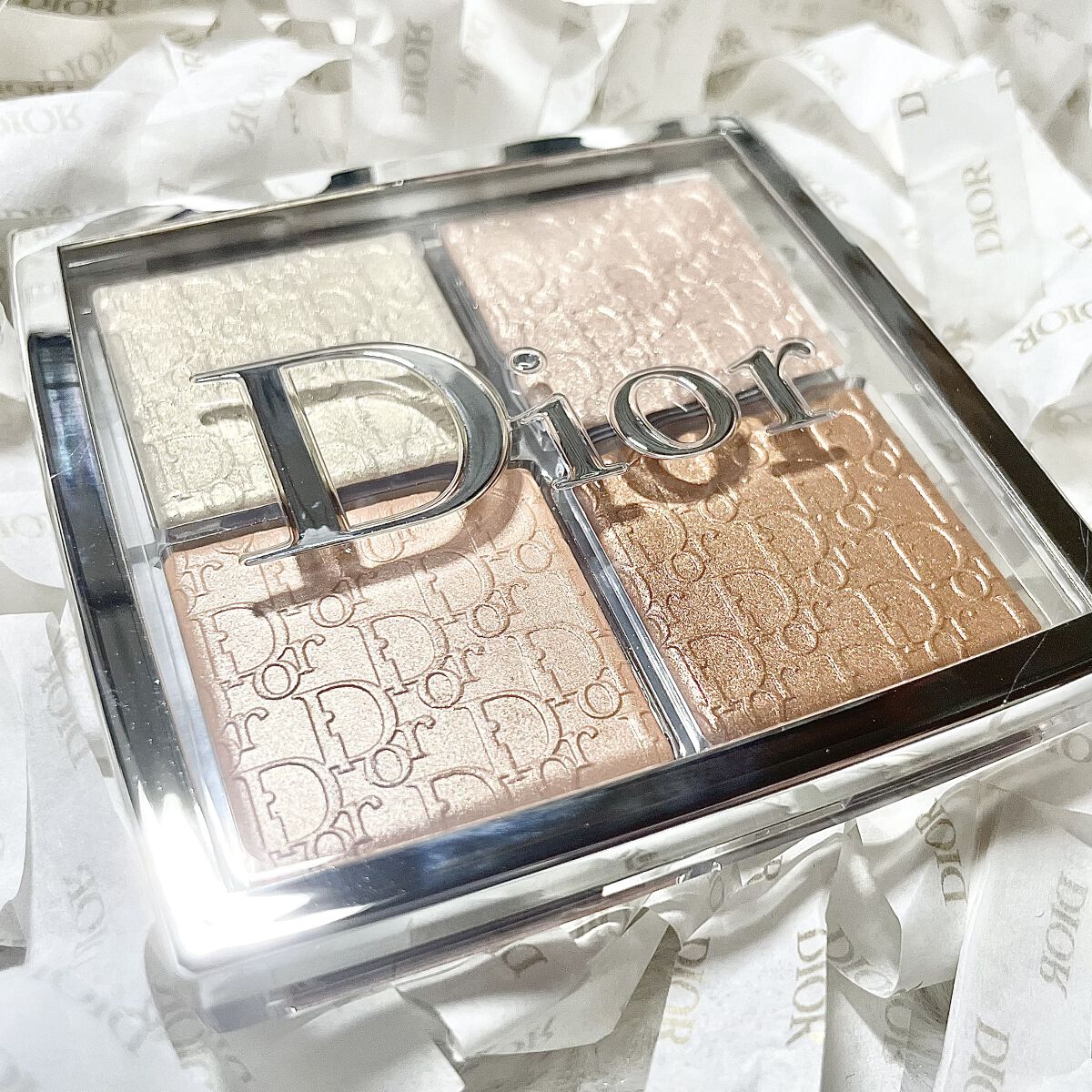 ディオール バックステージ フェイス グロウ パレット/Dior/ハイライトを使ったクチコミ（1枚目）