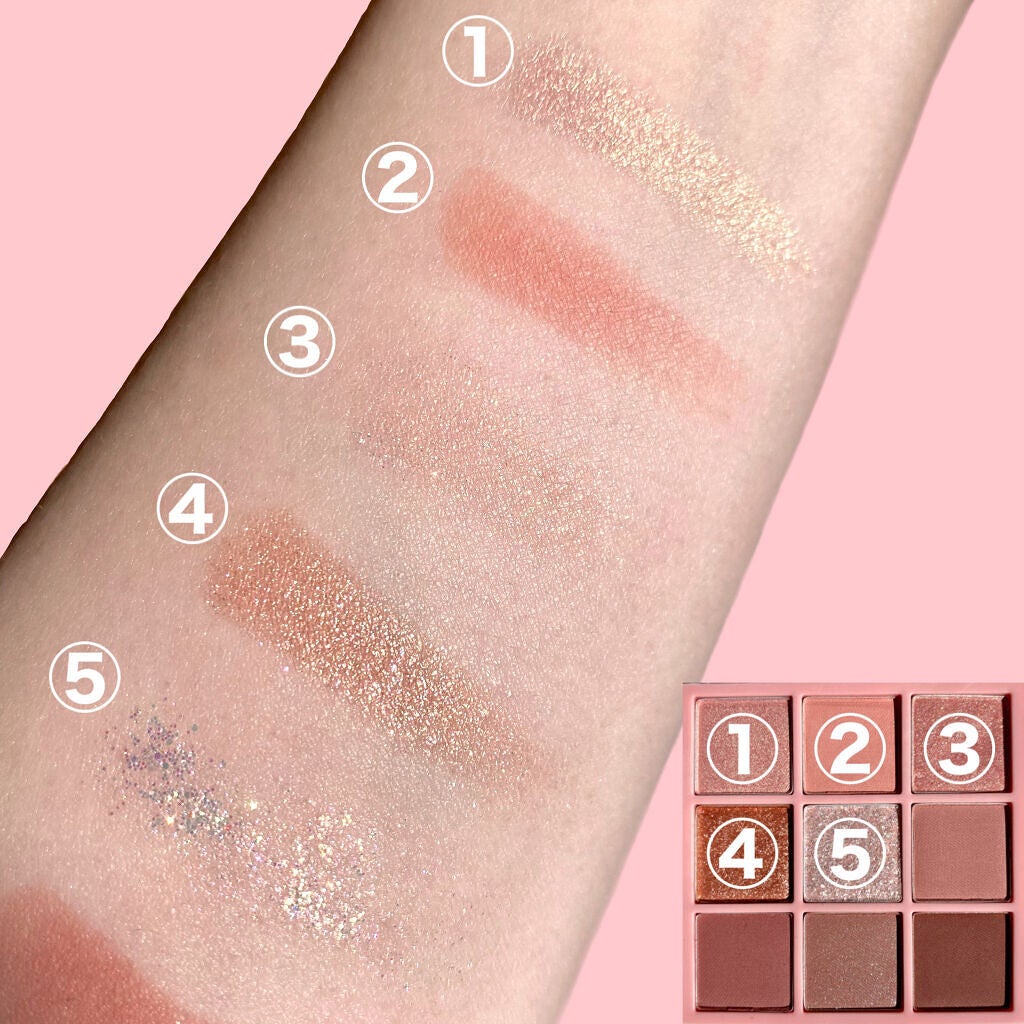 KEYBO FALL IN LOVE SHADOW PALETTE/keybo/アイシャドウパレットを使ったクチコミ(5枚目)