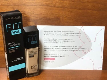 フィットミー リキッドファンデーション R/MAYBELLINE NEW YORK/リキッドファンデーションを使ったクチコミ（1枚目）