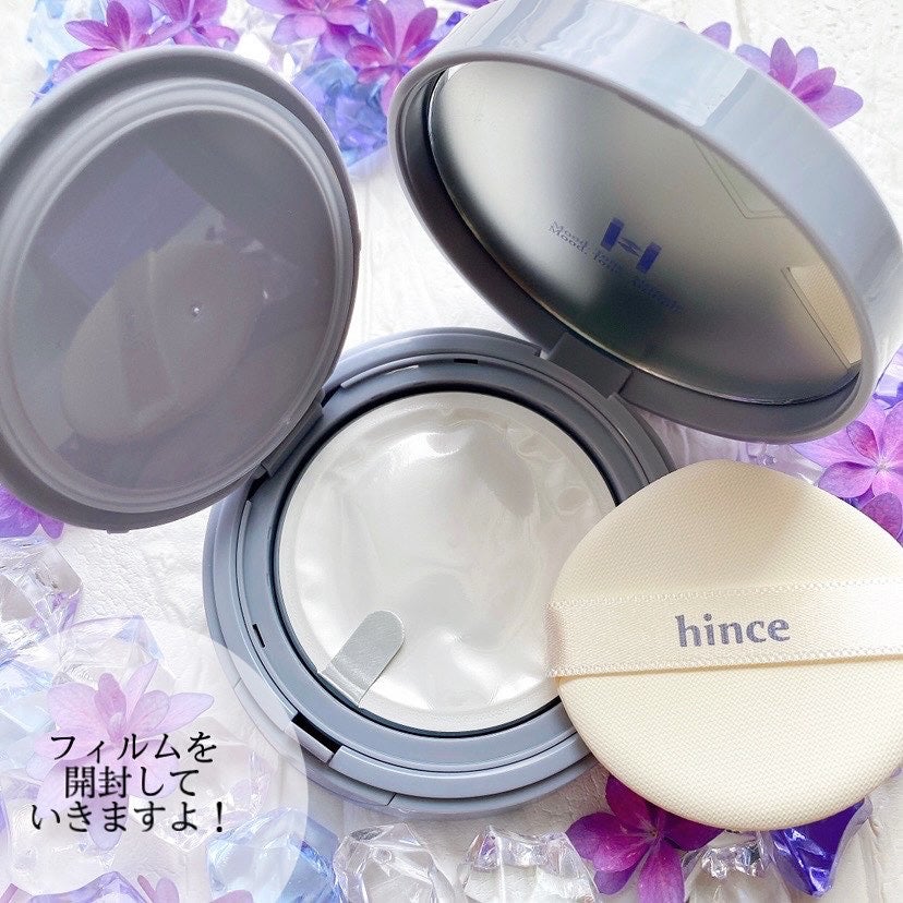 セカンドスキンメッシュマットクッション/hince/クッションファンデーションを使ったクチコミ(2枚目)