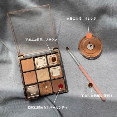 UR GLAM　BLOOMING EYE COLOR PALETTE/U R GLAM/アイシャドウパレットを使ったクチコミ（4枚目）