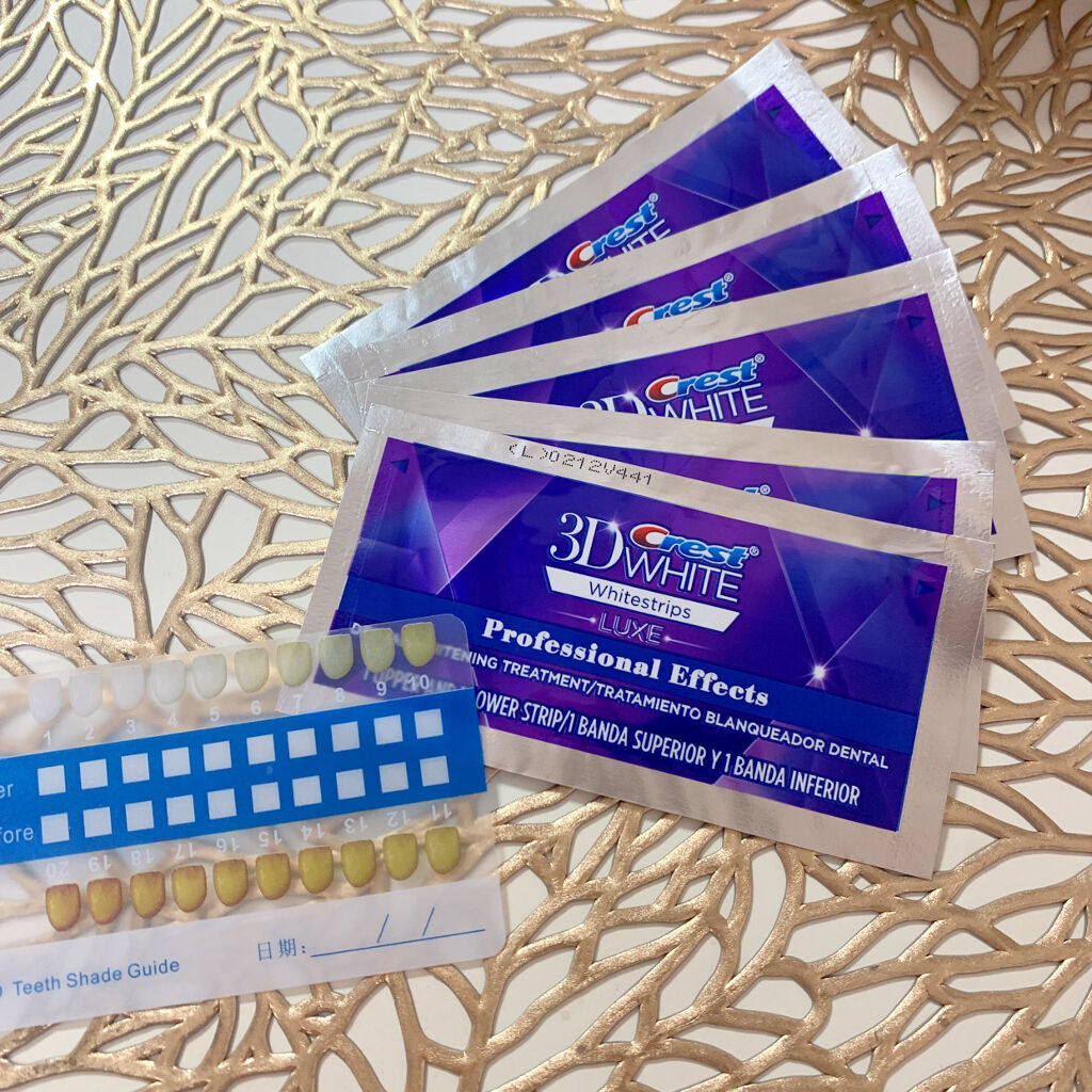 クレスト3Dホワイトニング ホワイトストリップ プロフェッショナル エフェクツ/クレスト/その他オーラルケアを使ったクチコミ（1枚目）