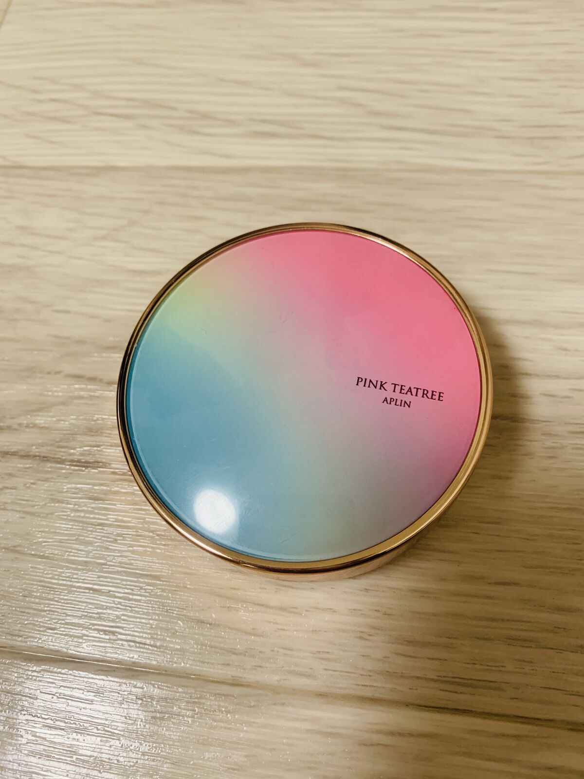 ピンクティーツリーカバークッション/APLIN/クッションファンデーションを使ったクチコミ（1枚目）