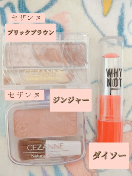 ナチュラル チークN/CEZANNE/パウダーチークを使ったクチコミ(2枚目)