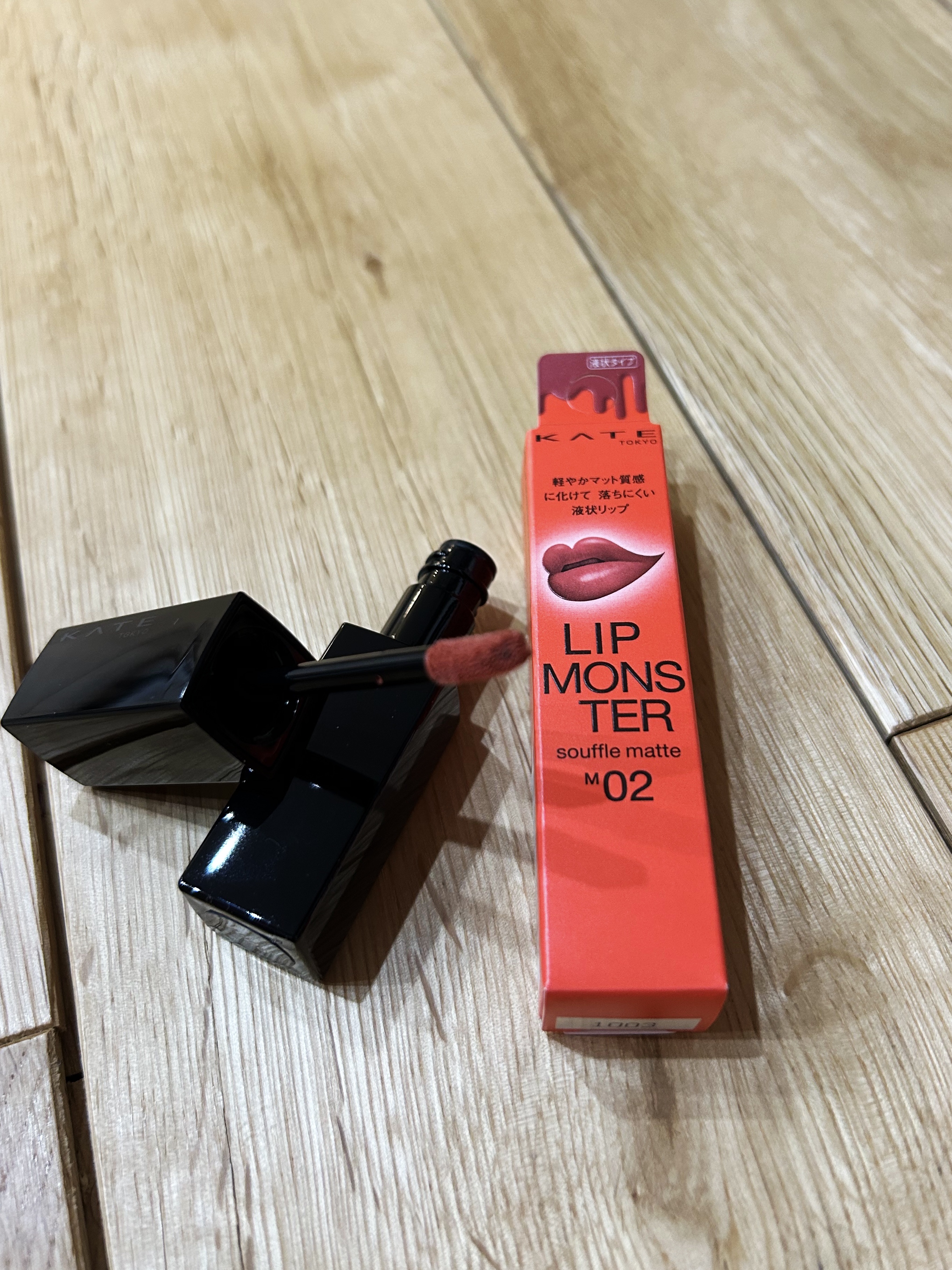 リップモンスター スフレマット/KATE/口紅を使ったクチコミ（3枚目）