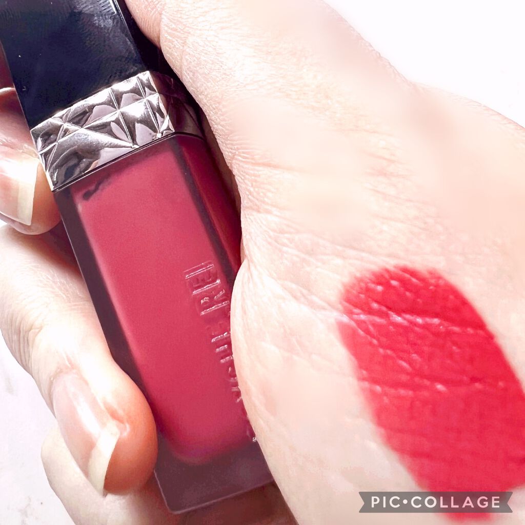 ルージュ ディオール フォーエヴァー リキッド 458 フォーエヴァー パリ/Dior/口紅を使ったクチコミ（2枚目）