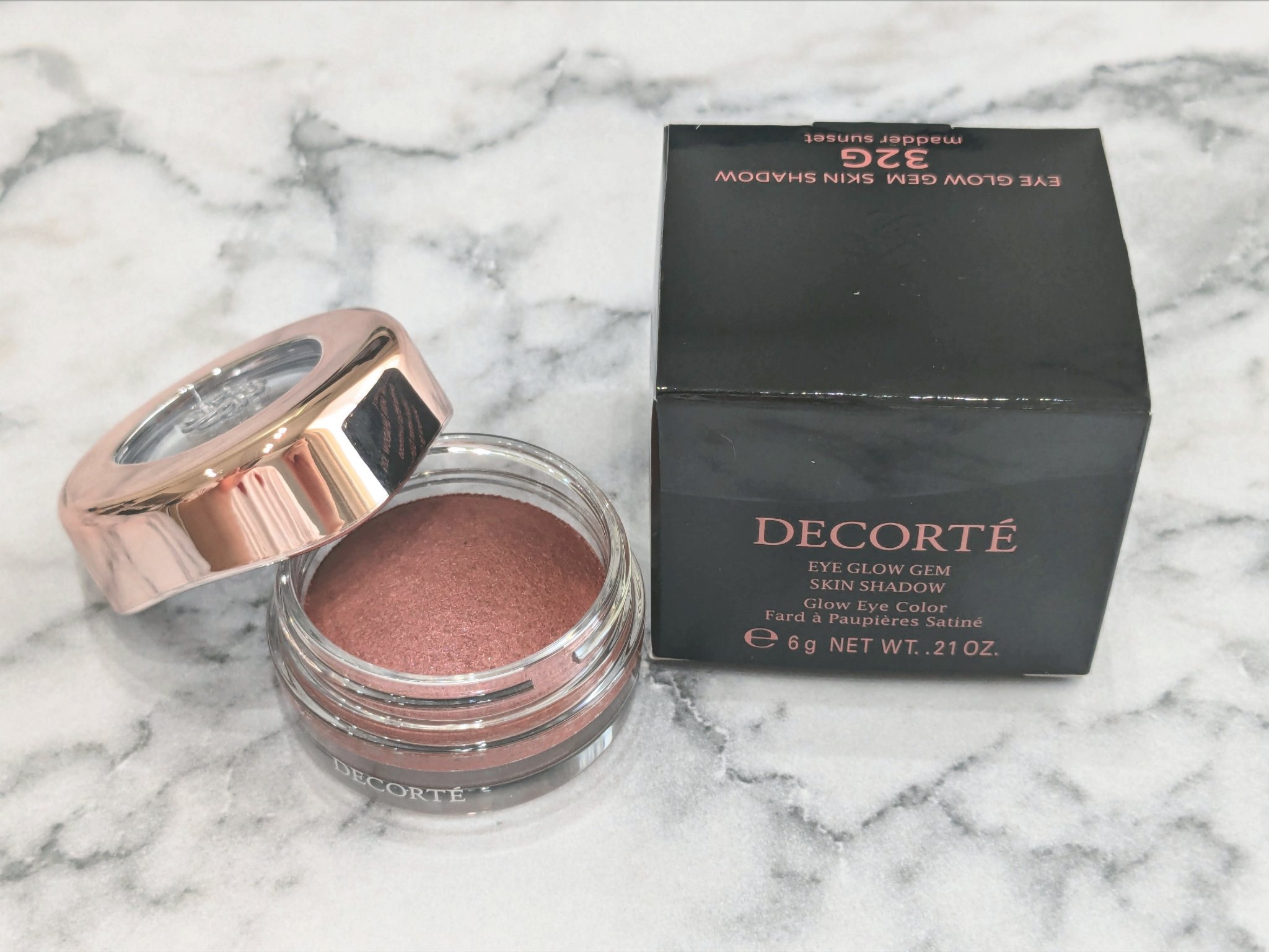 アイグロウジェム スキンシャドウ 32G madder sunset/DECORTÉ/ジェル・クリームアイシャドウを使ったクチコミ（1枚目）