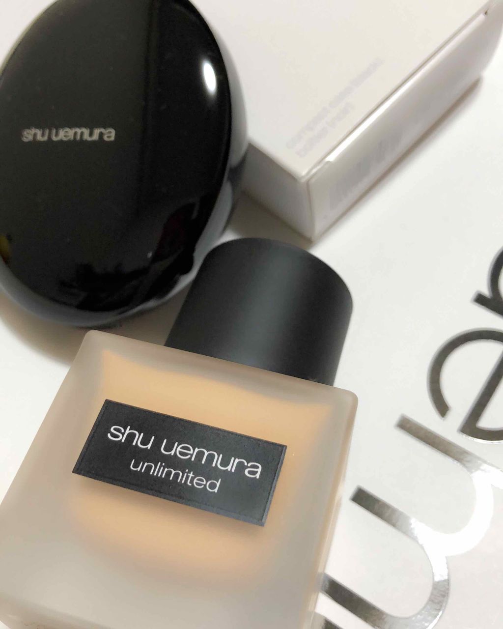 （旧）アンリミテッド ラスティング フルイド/shu uemura/リキッドファンデーションを使ったクチコミ（1枚目）