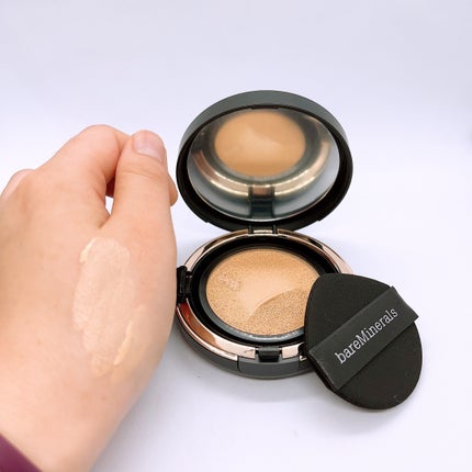 オリジナル ピュア セラム カバーアップ クッション/bareMinerals/クッションファンデーションを使ったクチコミ(5枚目)