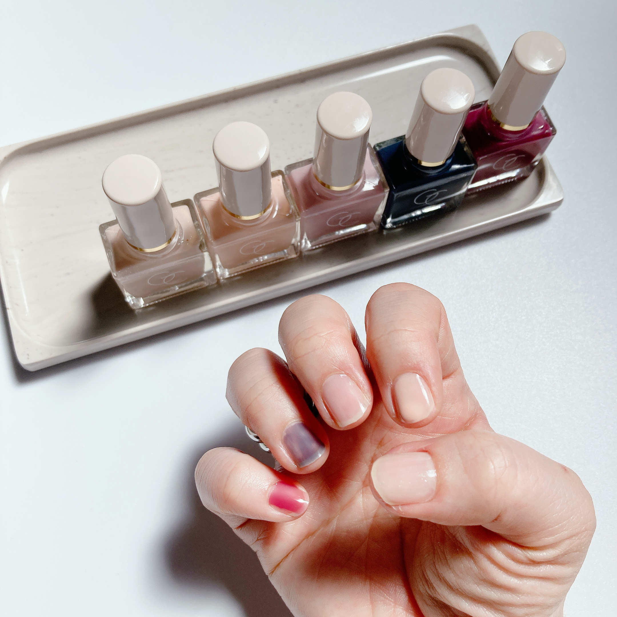 グロッシーコート/スキューズミー/オールインワンネイルを使ったクチコミ（3枚目）