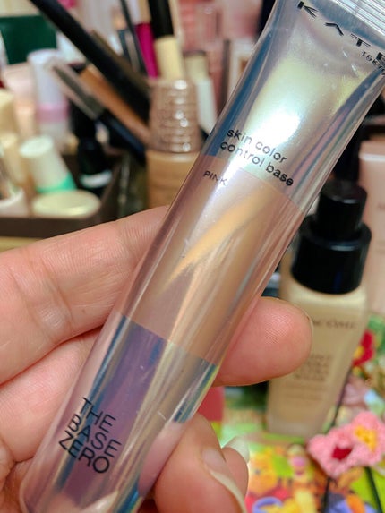 スキンカラーコントロールベース ヌーディホワイト/KATE/化粧下地を使ったクチコミ(1枚目)