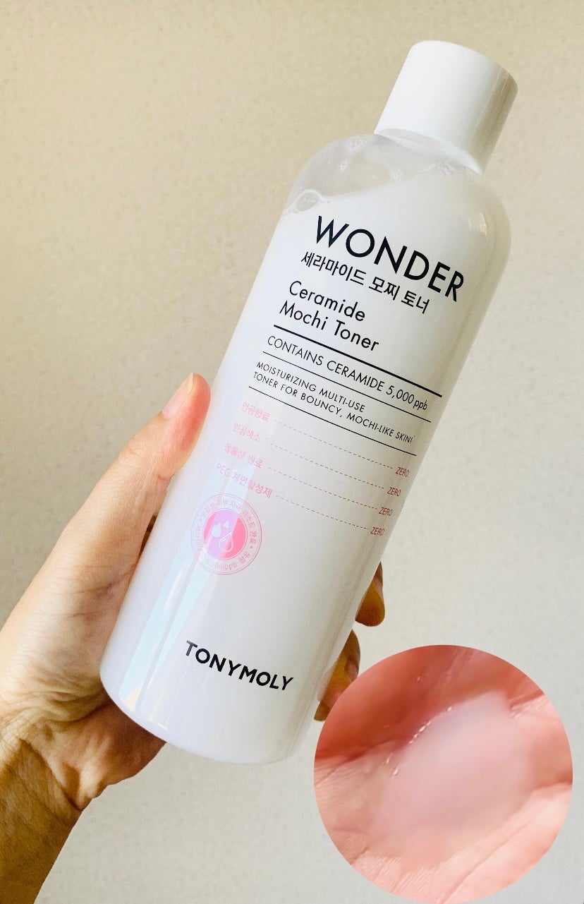 Wonder Ceramide Mochi Toner(トニーモリーワンダーCモチトナー)/TONYMOLY/化粧水を使ったクチコミ(1枚目)
