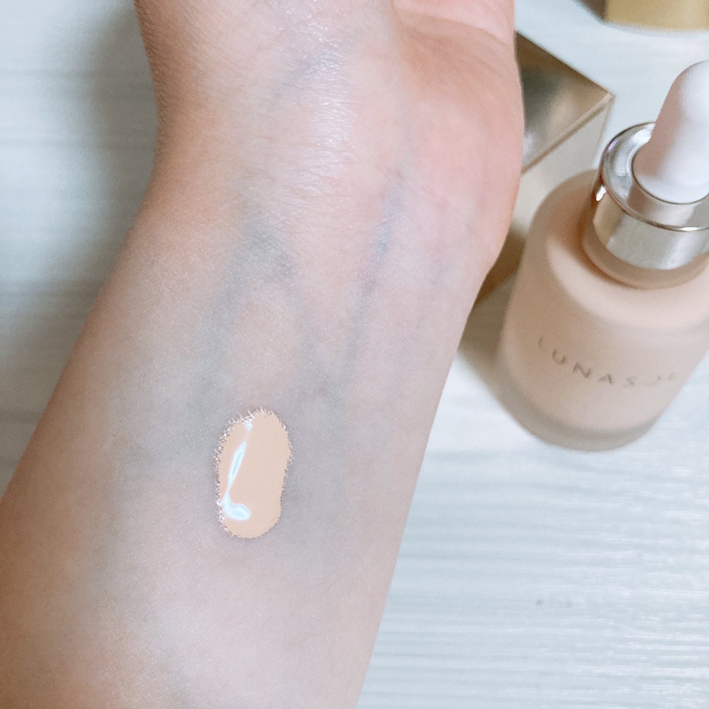 ルナソル カラーオイル セラム/LUNASOL/リキッドファンデーションを使ったクチコミ(4枚目)