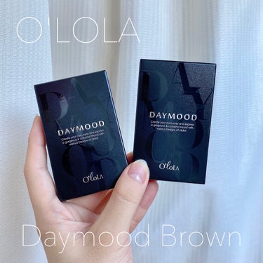 デームードブラウンマンスリー (DAYMOOD BROWN monthly)/OLOLA/１ヶ月（１MONTH）カラコンを使ったクチコミ（2枚目）