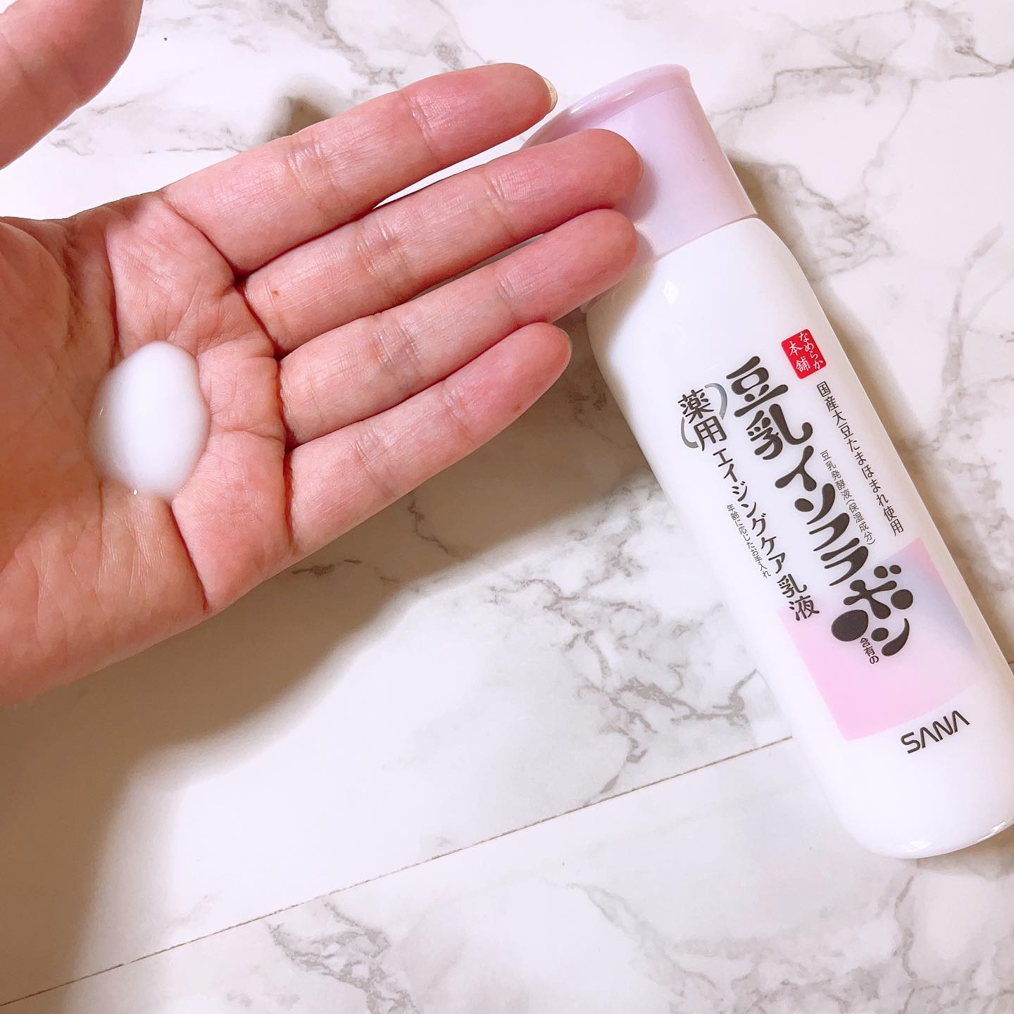 薬用リンクル乳液 ホワイト/なめらか本舗/乳液を使ったクチコミ（2枚目）