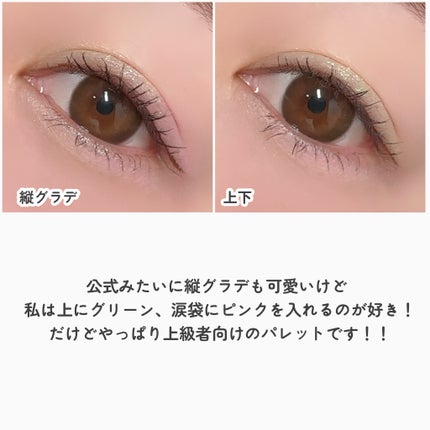 ソフトブラーリングアイパレット/wakemake/アイシャドウパレットを使ったクチコミ(5枚目)