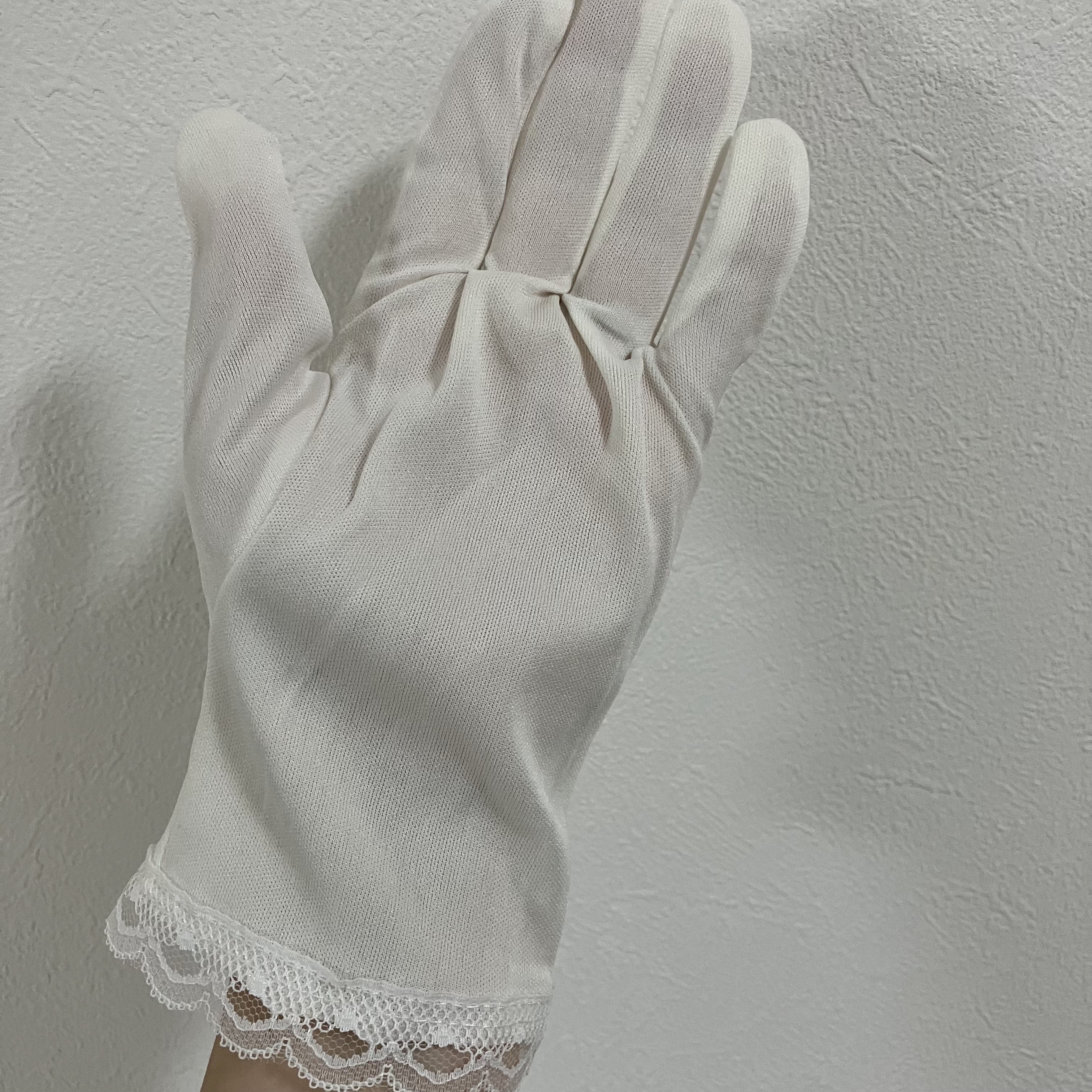 グローブ　レース付き/セリア/その他スキンケアグッズを使ったクチコミ（2枚目）