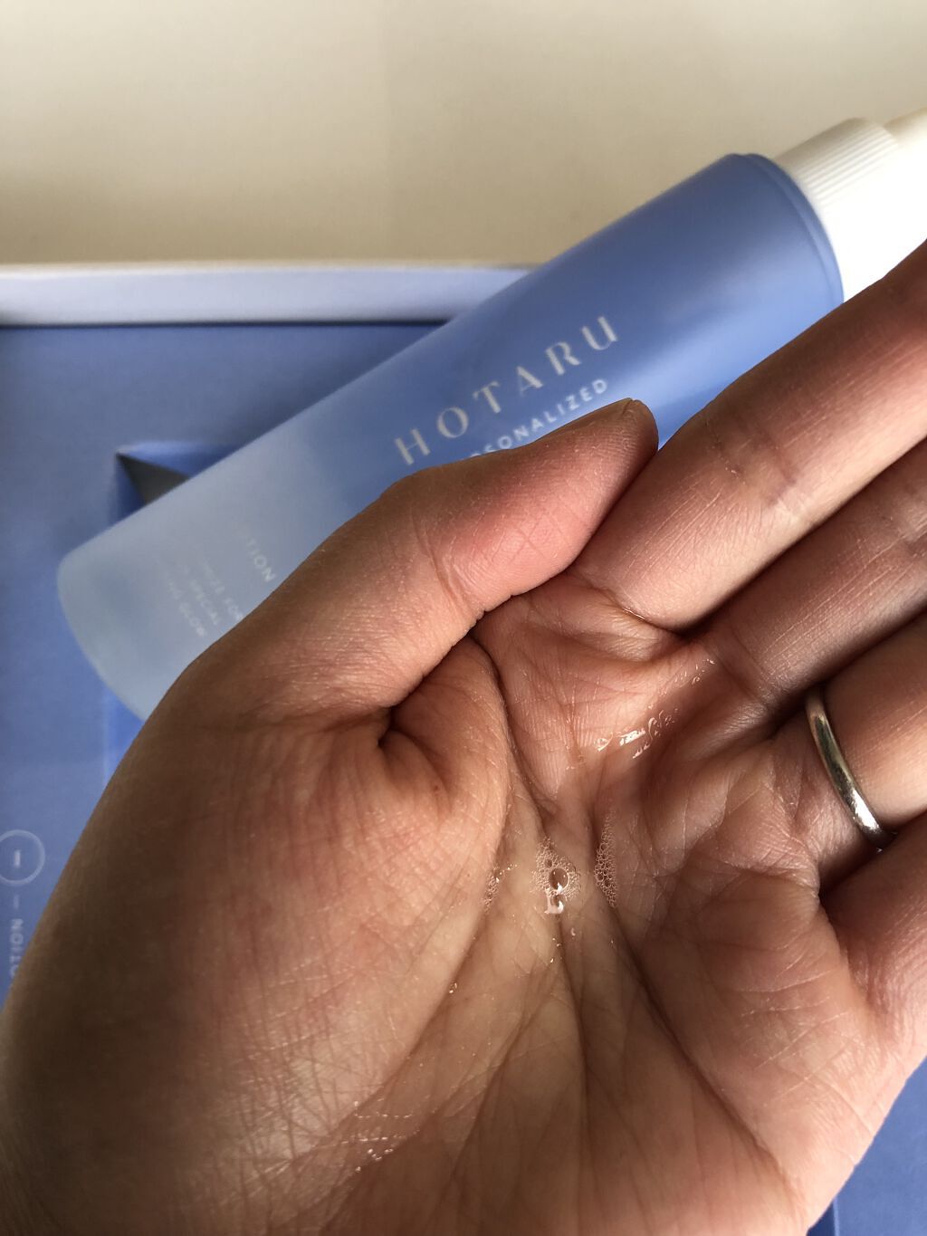  HOTARU PERSONALIZED LOTION／MOISTURIZER /HOTARU PERSONALIZED/スキンケアキットを使ったクチコミ（2枚目）