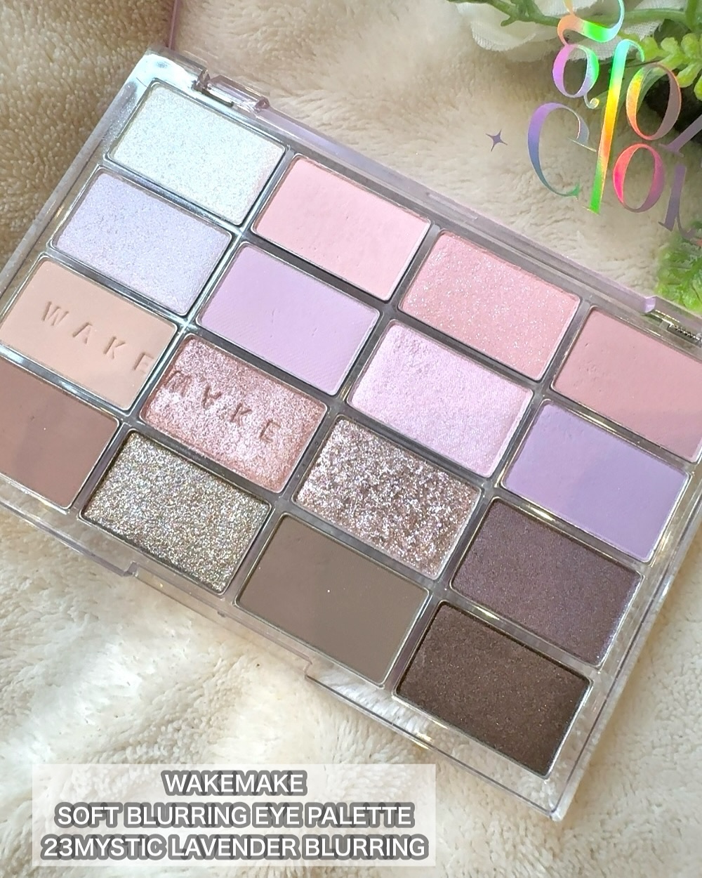 ソフトブラーリングアイパレット/wakemake/アイシャドウパレットを使ったクチコミ（2枚目）